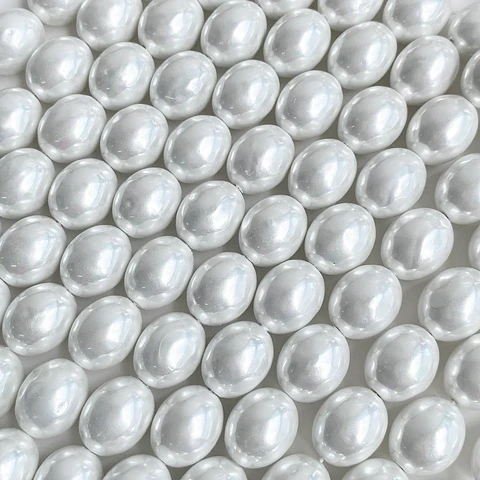 PERLA ✦ SHELL OVALO 12*15 MM
