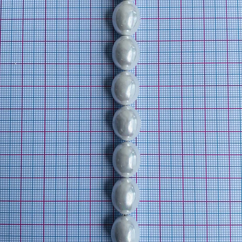 PERLA ✦ SHELL OVALO 12*15 MM