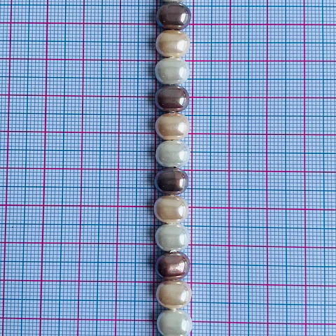 PERLA ✦ SHELL OVALO 7*9 MM