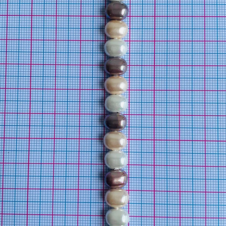 PERLA ✦ SHELL OVALO 7*9 MM 2