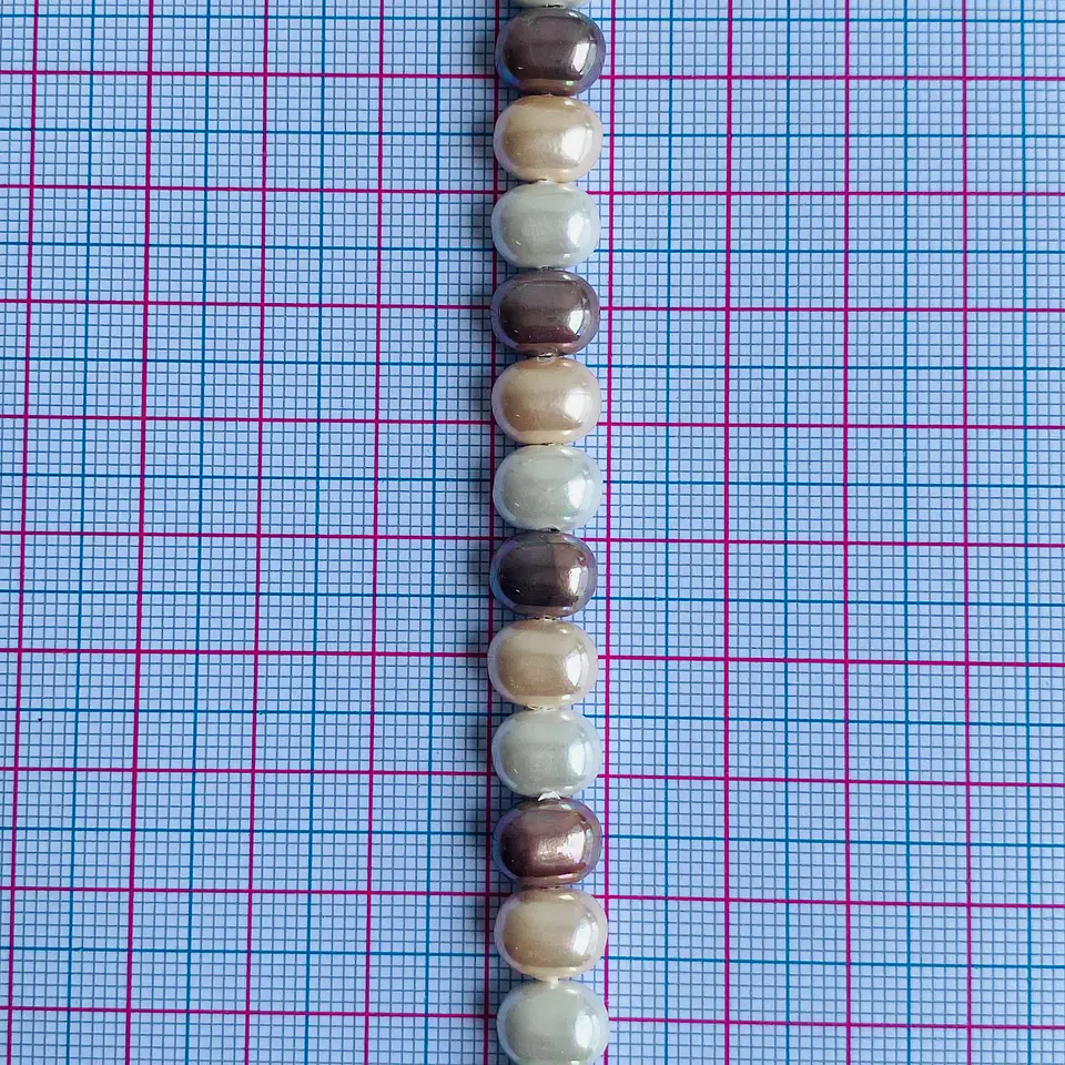 PERLA ✦ SHELL OVALO 7*9 MM 2