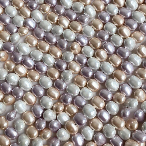 PERLA ✦ SHELL OVALO 7*9 MM