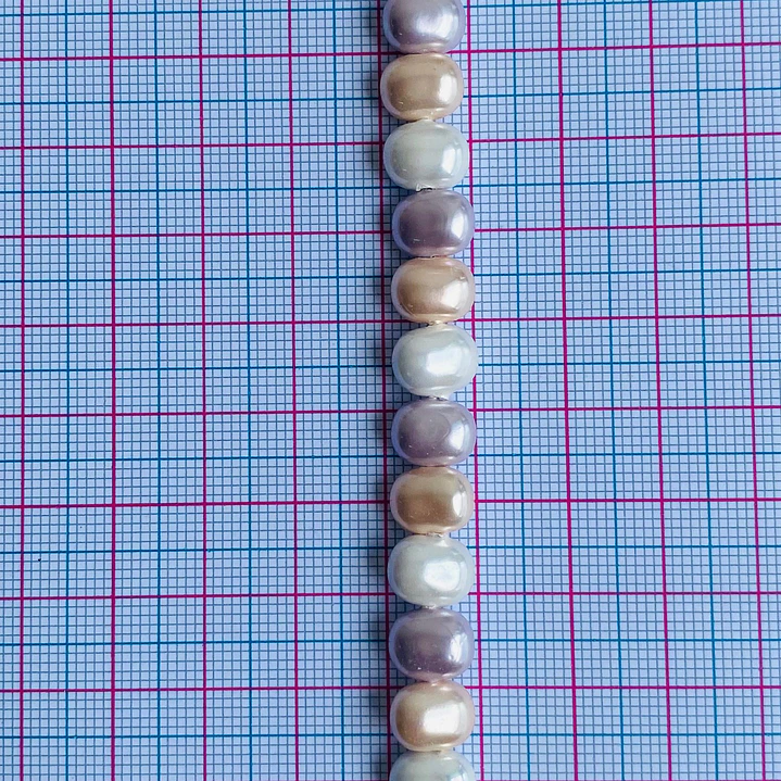 PERLA ✦ SHELL OVALO 7*9 MM 2