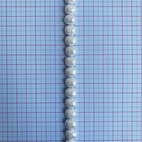 PERLA ✦ SHELL OVALO 9*11 MM