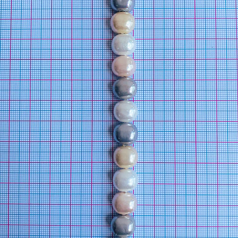 PERLA ✦ SHELL OVALO 9*11 MM