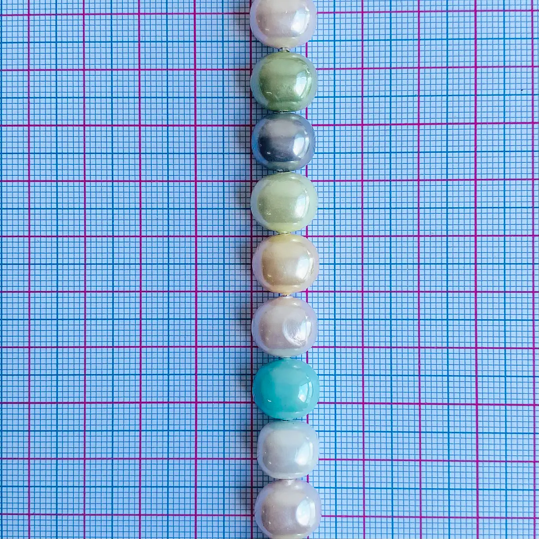 PERLA ✦ SHELL OVALO 9*11 MM 2