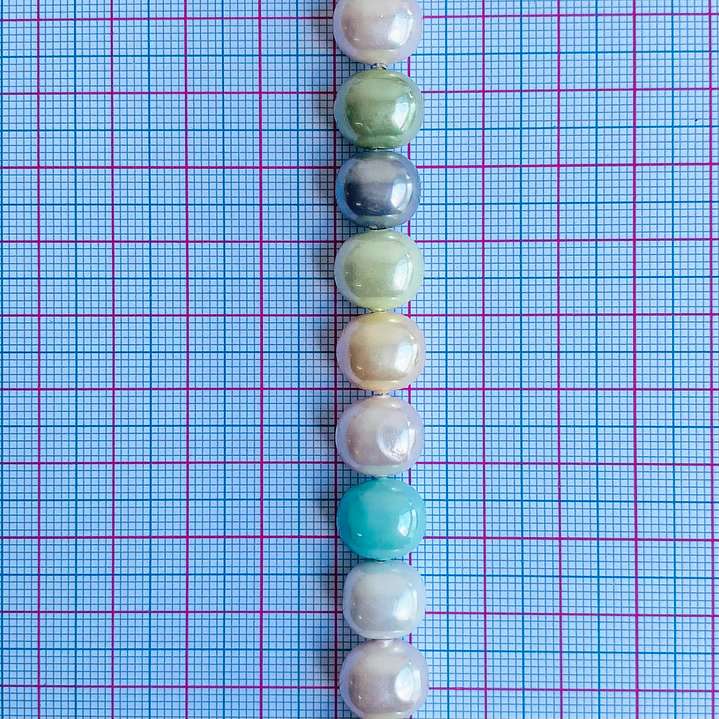 PERLA ✦ SHELL OVALO 9*11 MM 2