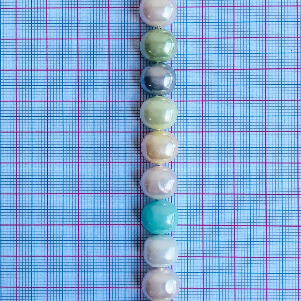 PERLA ✦ SHELL OVALO 9*11 MM 2
