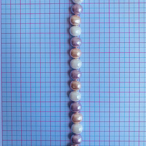 PERLA ✦ SHELL OVALO 9*11 MM