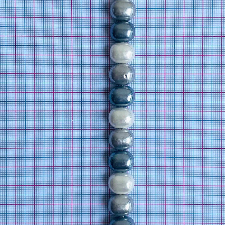 PERLA ✦ SHELL OVALO 11*13 MM 2