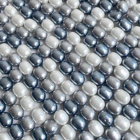 PERLA ✦ SHELL OVALO 11*13 MM