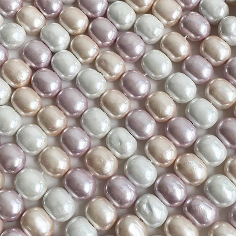PERLA ✦ SHELL OVALO 11*13 MM
