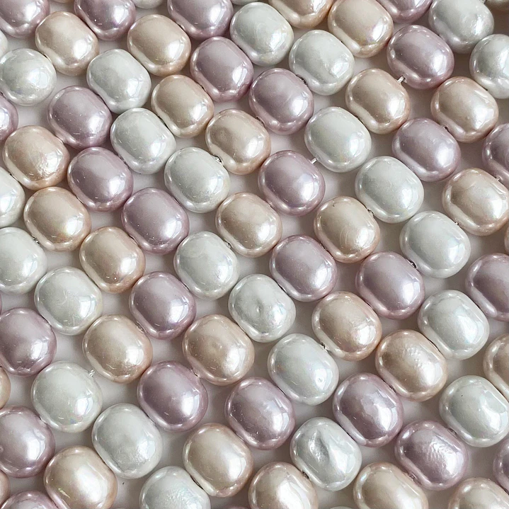 PERLA ✦ SHELL OVALO 11*13 MM 1