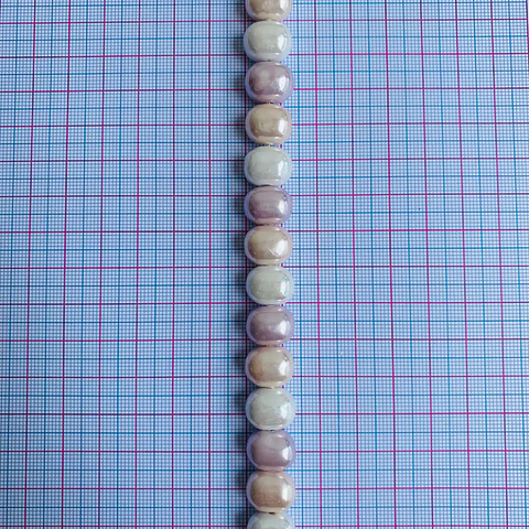 PERLA ✦ SHELL OVALO 11*13 MM