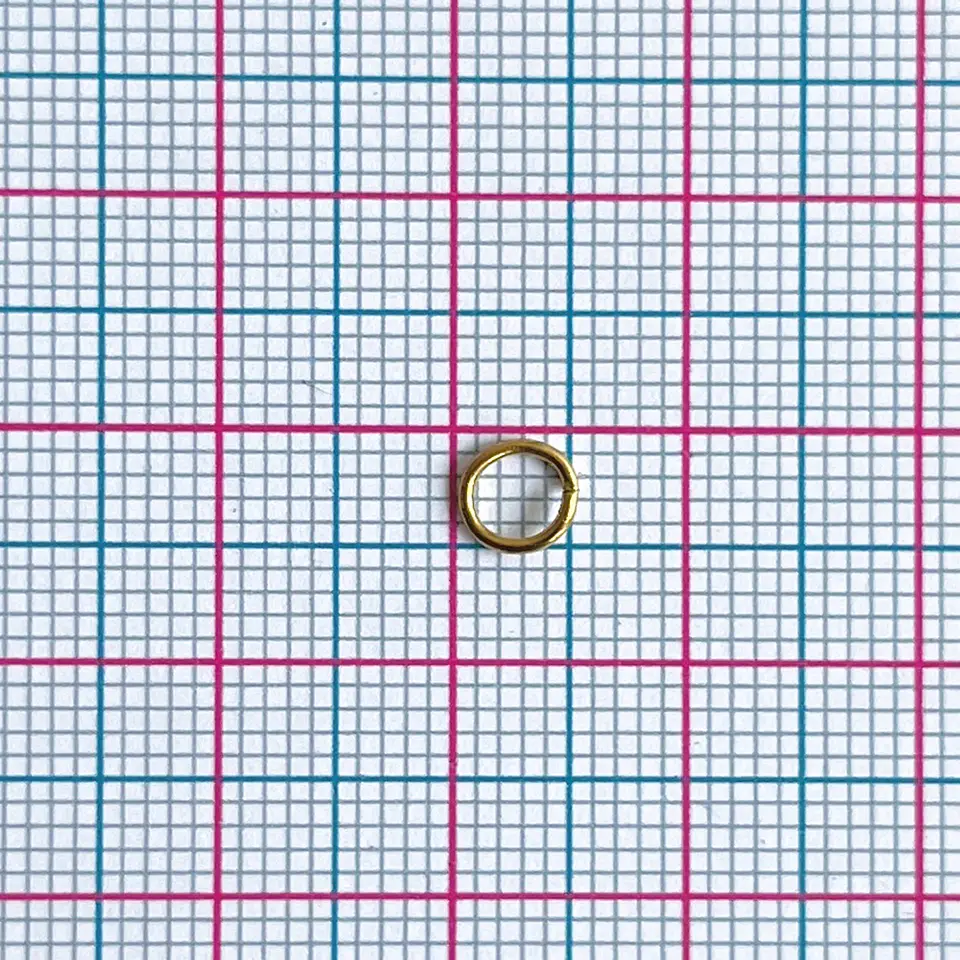 HERRAJE ✦ ARGOLLA ACERO 5MM 2