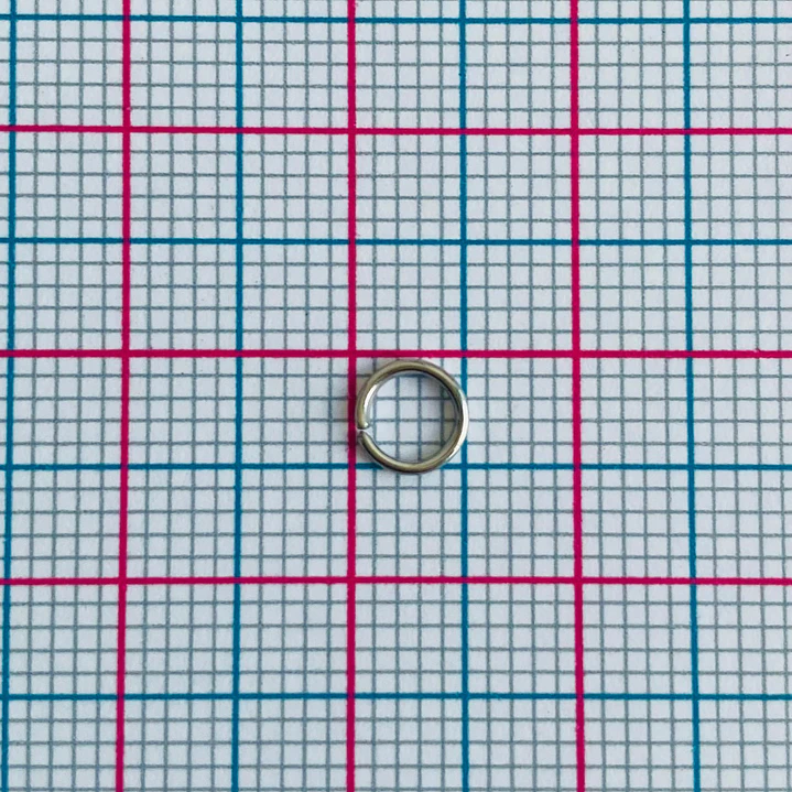HERRAJE ✦ ARGOLLA ACERO 5MM 2