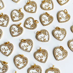 DIJE ✦ RODIO MAMÁ 15*15 MM