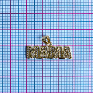 DIJE ✦ RODIO MAMÁ 28*8 MM