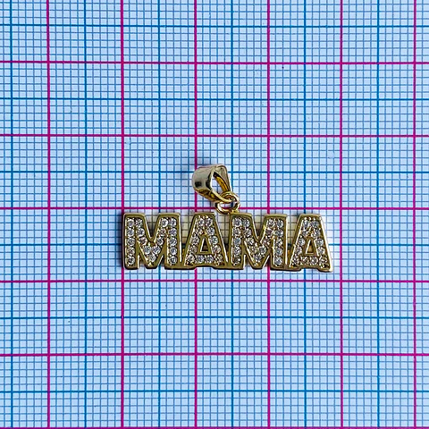 DIJE ✦ RODIO MAMÁ 28*8 MM