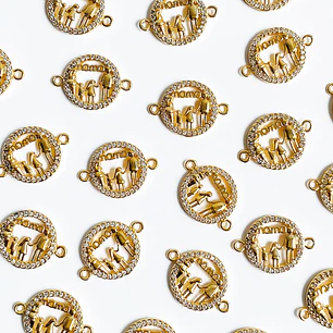 DIJE ✦ RODIO MAMÁ 20*15 MM