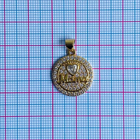 DIJE ✦ RODIO MAMÁ 17*22 MM