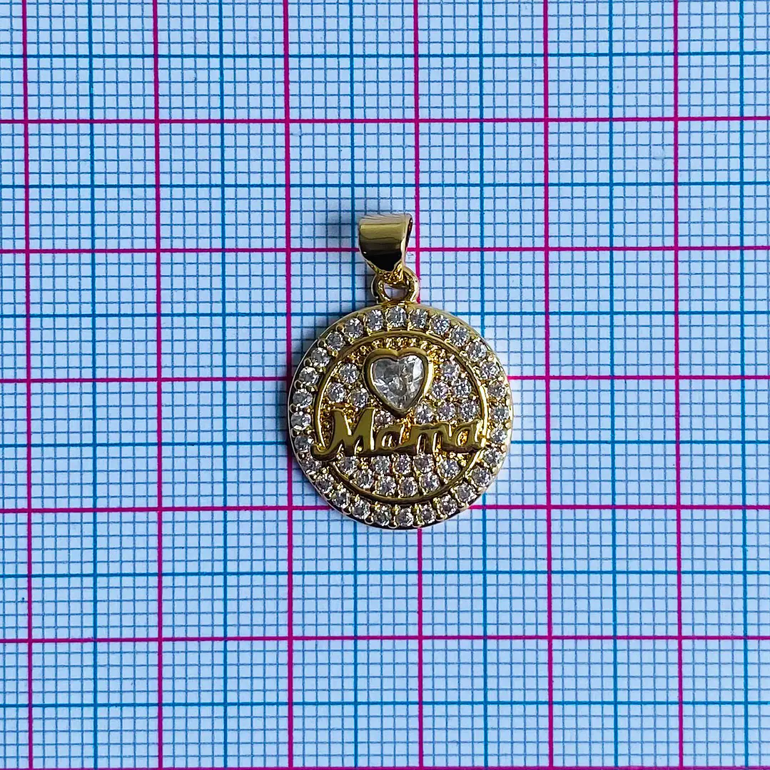 DIJE ✦ RODIO MAMÁ 17*22 MM 2