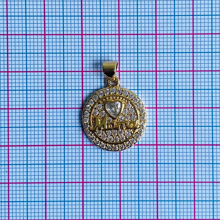 DIJE ✦ RODIO MAMÁ 17*22 MM 2