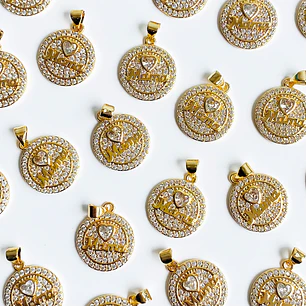 DIJE ✦ RODIO MAMÁ 17*22 MM