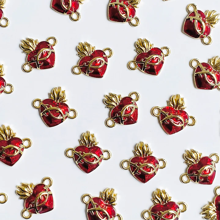 DIJE ✦ RODIO CORAZÓN 16*15 MM 1