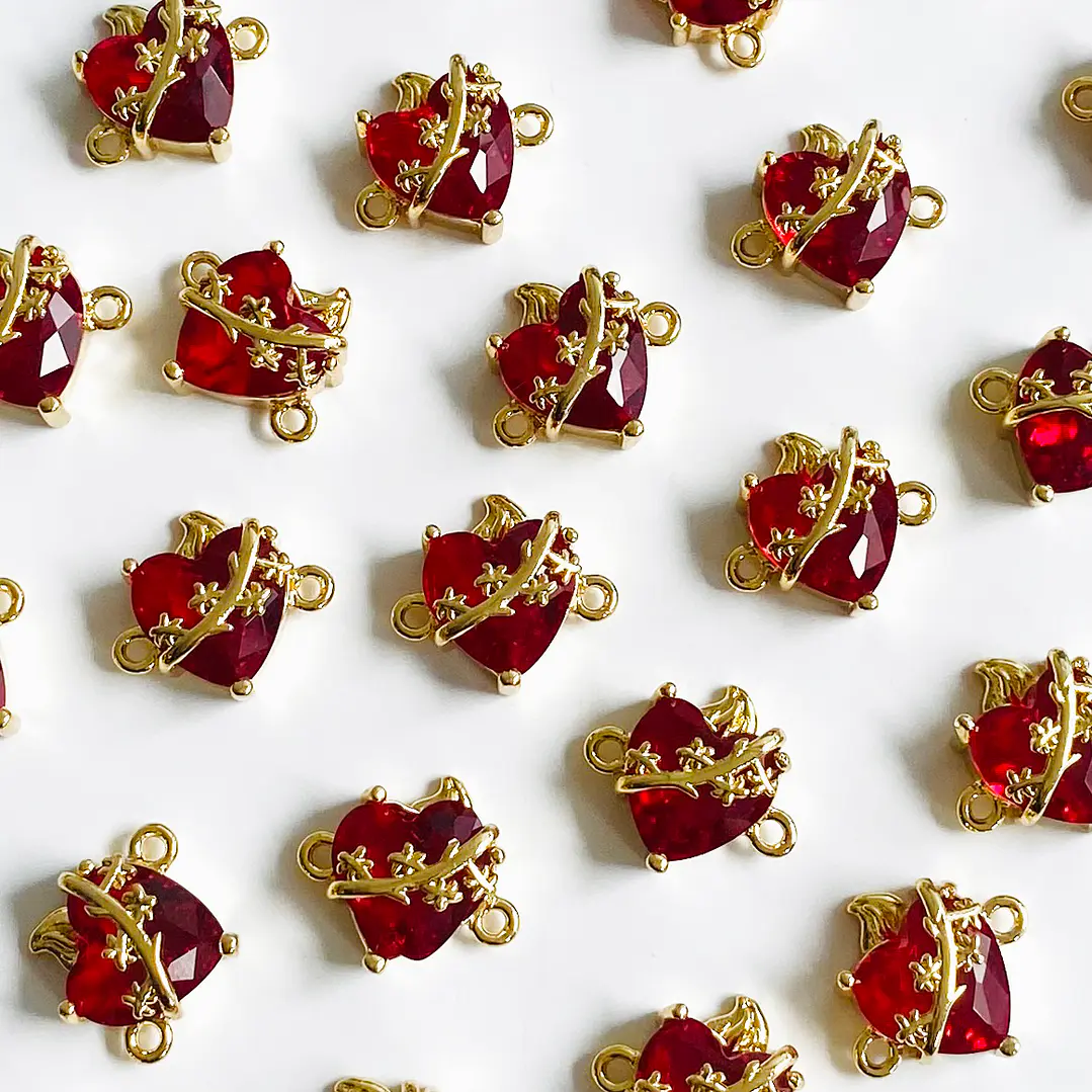 DIJE ✦ RODIO CORAZÓN 16*14 MM 1