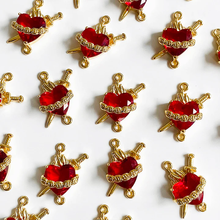 DIJE ✦ RODIO CORAZÓN 18*22 MM 1