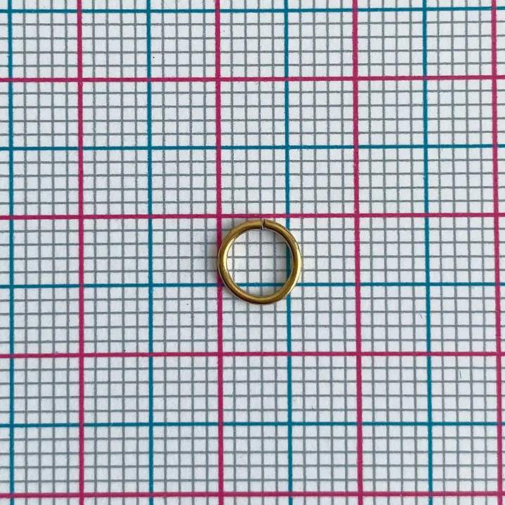 HERRAJE ✦ ARGOLLA EN ACERO 6MM 2