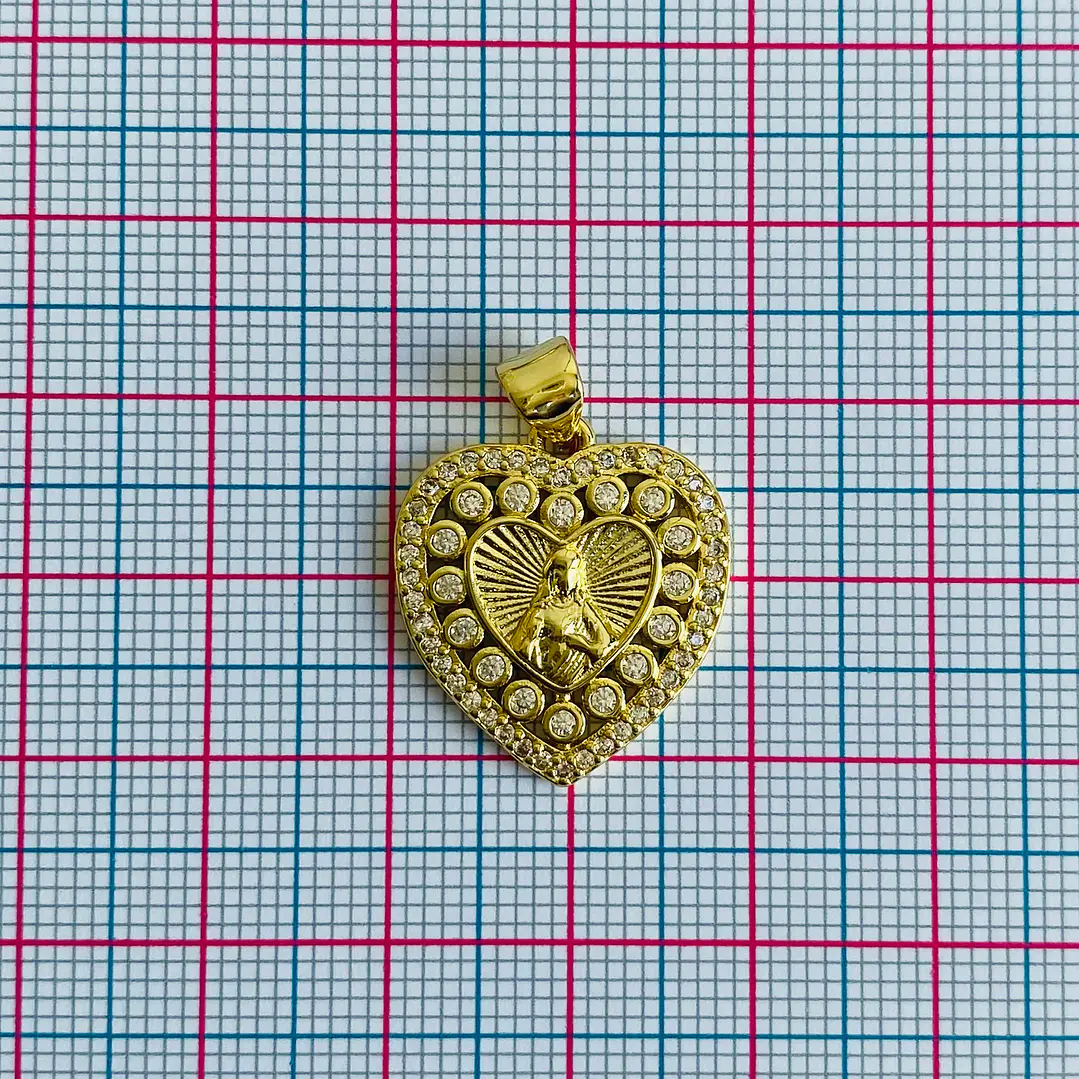 DIJE ✦ CORAZÓN DE JESÚS EN RODIO  2