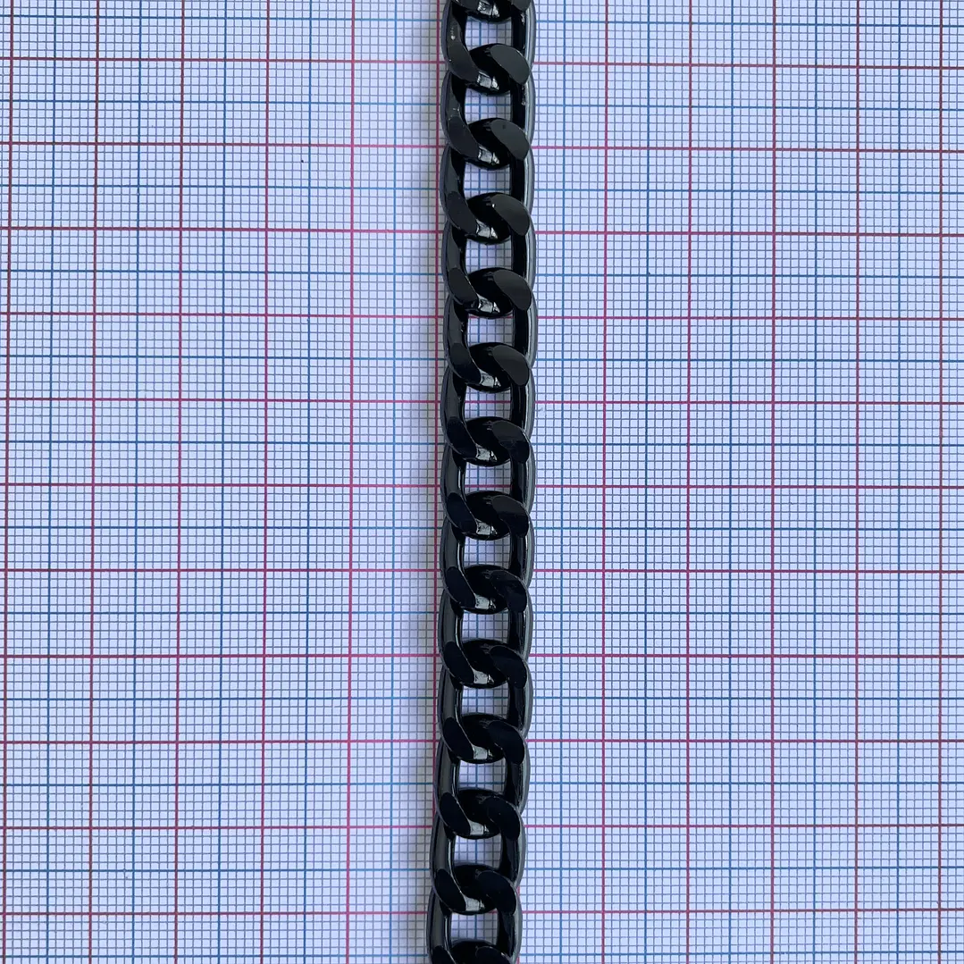 CADENA ✦ BARBADA EN ALUMINIO 10MM 2
