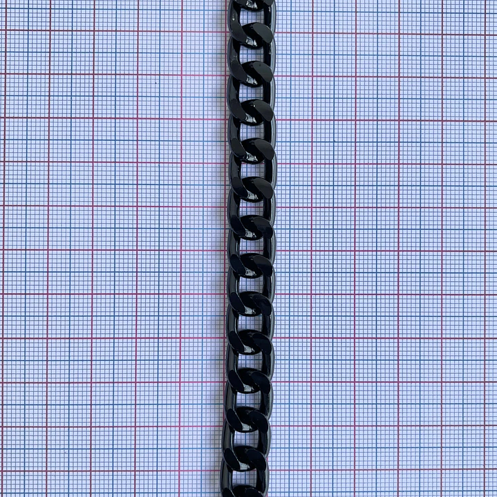 CADENA ✦ BARBADA EN ALUMINIO 10MM 2