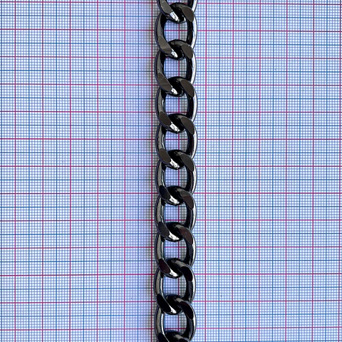 CADENA ✦ BARBADA EN ALUMINIO 15MM