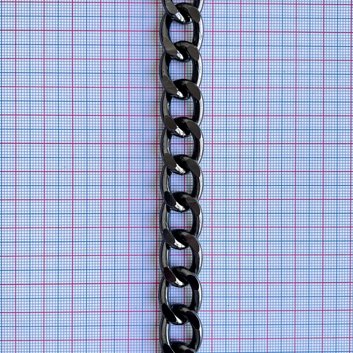 CADENA ✦ BARBADA EN ALUMINIO 15MM 2