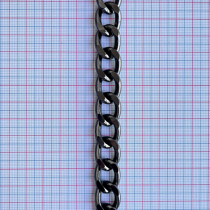 CADENA ✦ BARBADA EN ALUMINIO 15MM 2