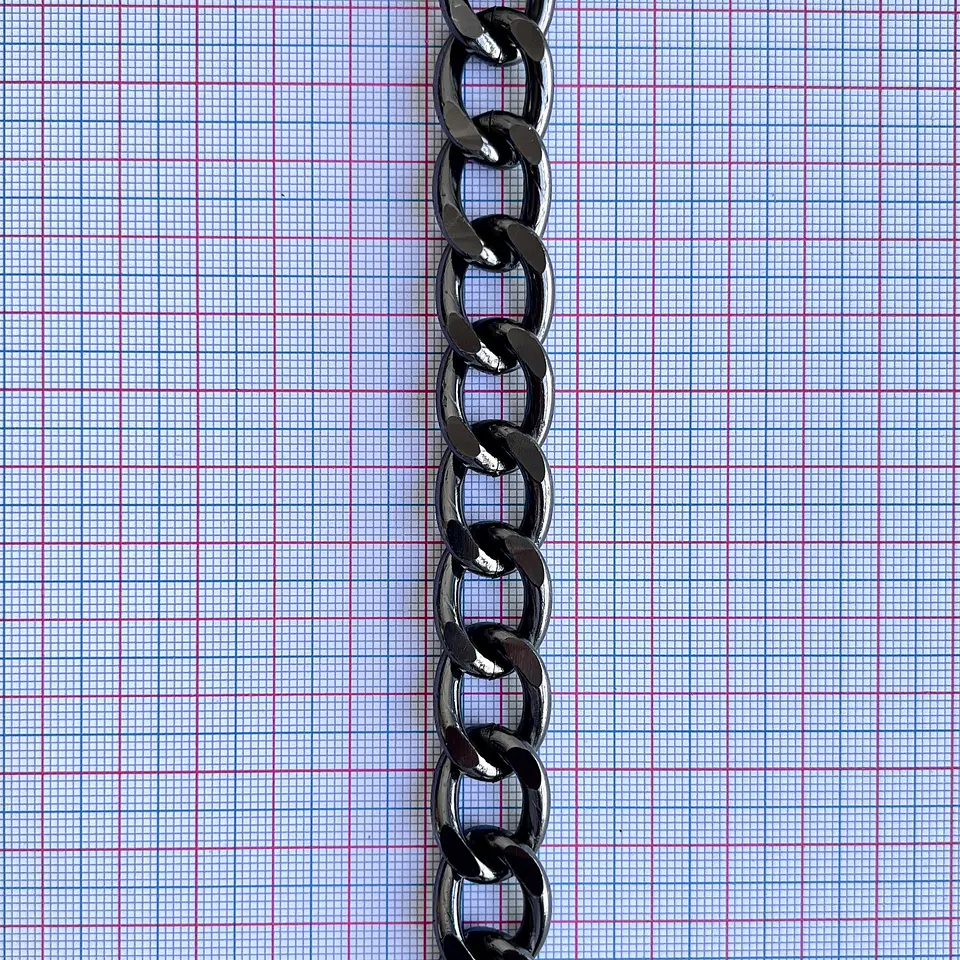 CADENA ✦ BARBADA EN ALUMINIO 15MM 2