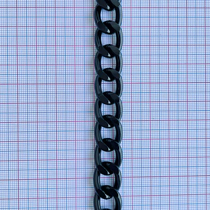 CADENA ✦ BARBADA EN ALUMINIO 15MM
