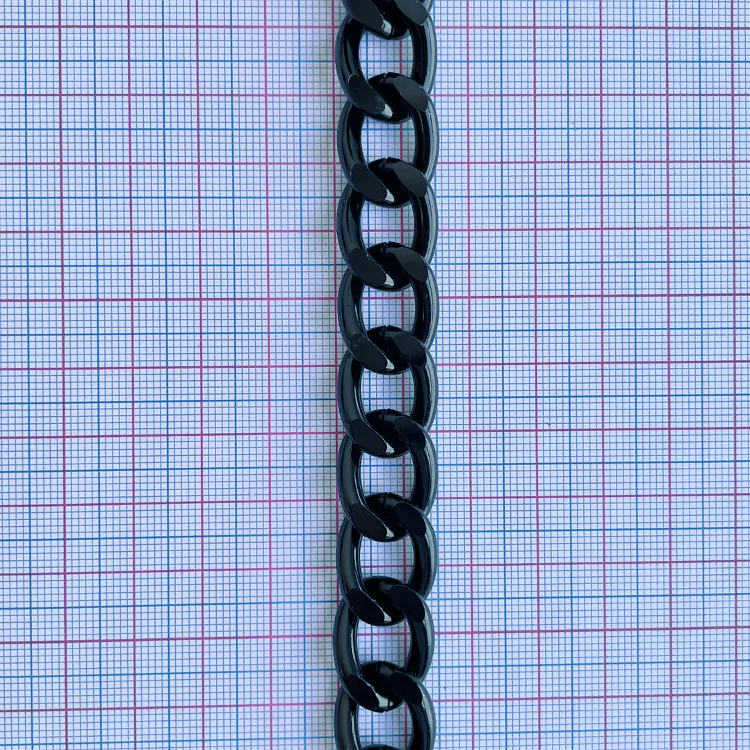 CADENA ✦ BARBADA EN ALUMINIO 15MM 2