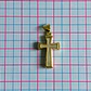 DIJE ✦ CRUZ EN RODIO 14*27 MM - Miniatura 2