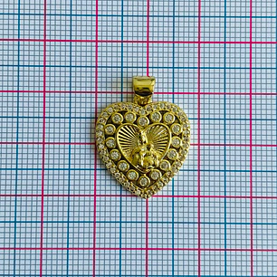 DIJE ✦ VIRGEN DEL CARMEN EN RODIO 18*20 MM
