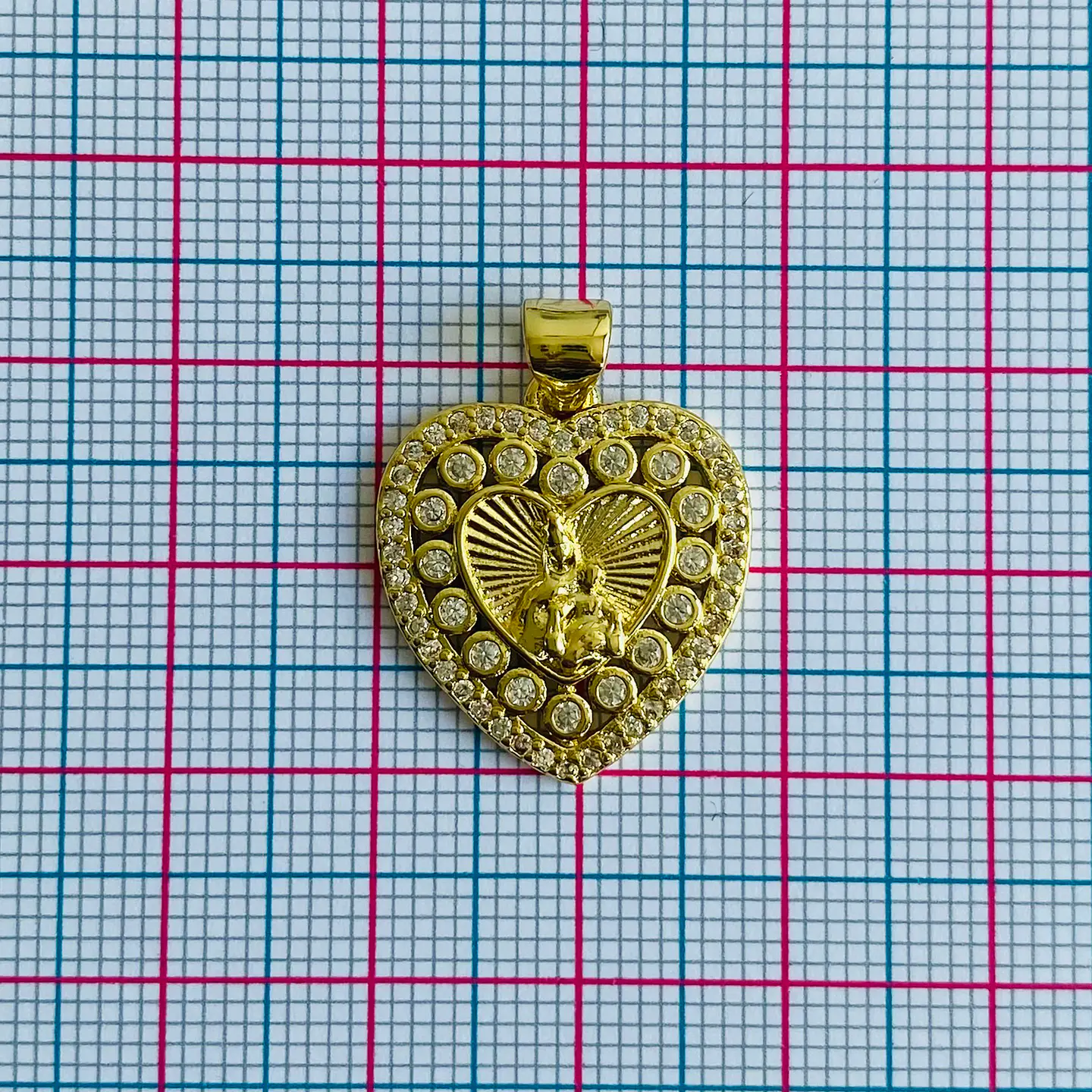 DIJE ✦ VIRGEN DEL CARMEN EN RODIO 18*20 MM 2