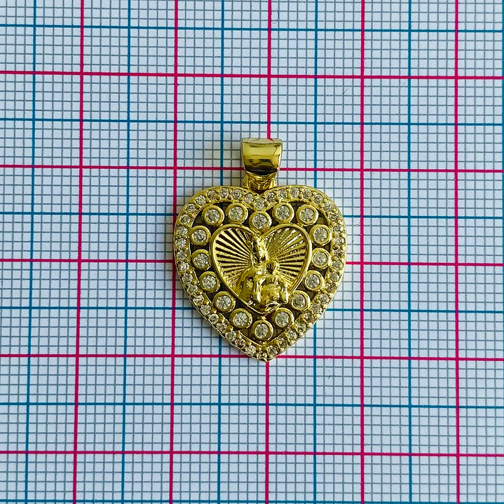 DIJE ✦ VIRGEN DEL CARMEN EN RODIO 18*20 MM 2