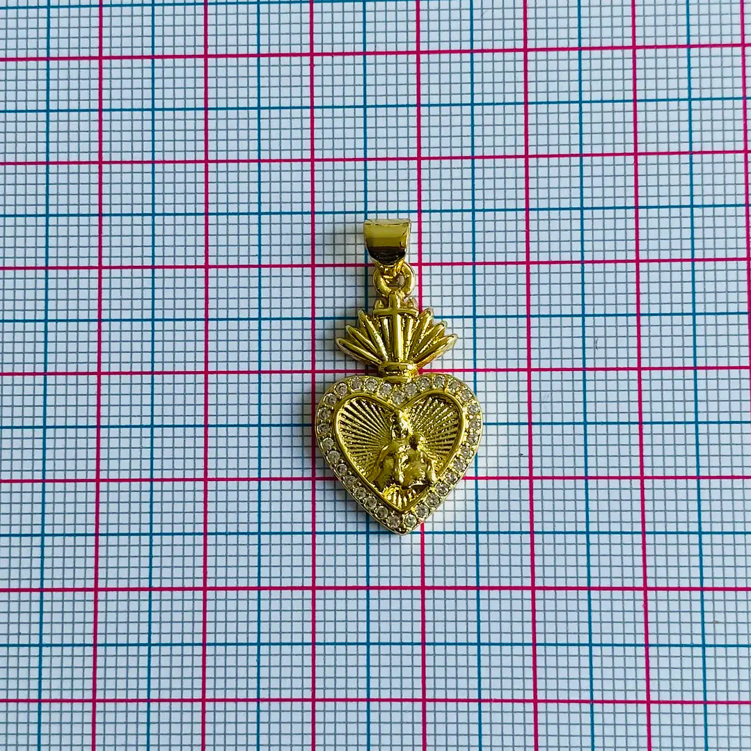 DIJE ✦ VIRGEN DEL CARMEN EN RODIO 15*25 MM 2