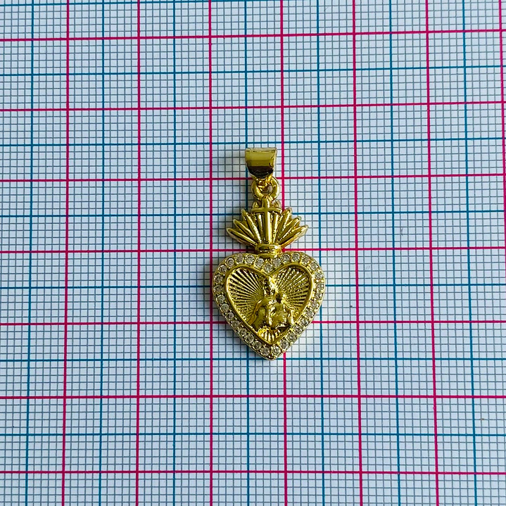 DIJE ✦ VIRGEN DEL CARMEN EN RODIO 15*25 MM 2