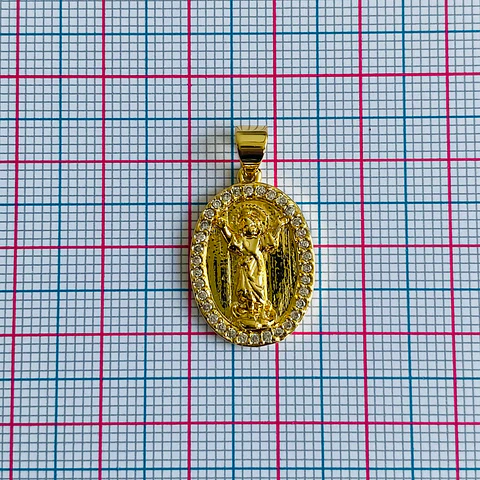DIJE ✦ DIVINO NIÑO EN RODIO 14*22 MM