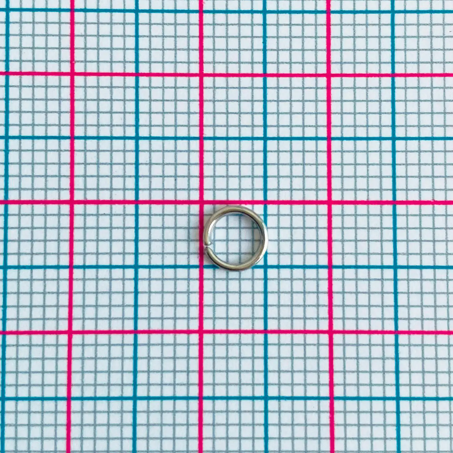 Argolla Plateada • Acero • 5 mm 2
