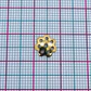 Cubre bola flor • Baño de oro • 8x8 mm                - thumbnail 2